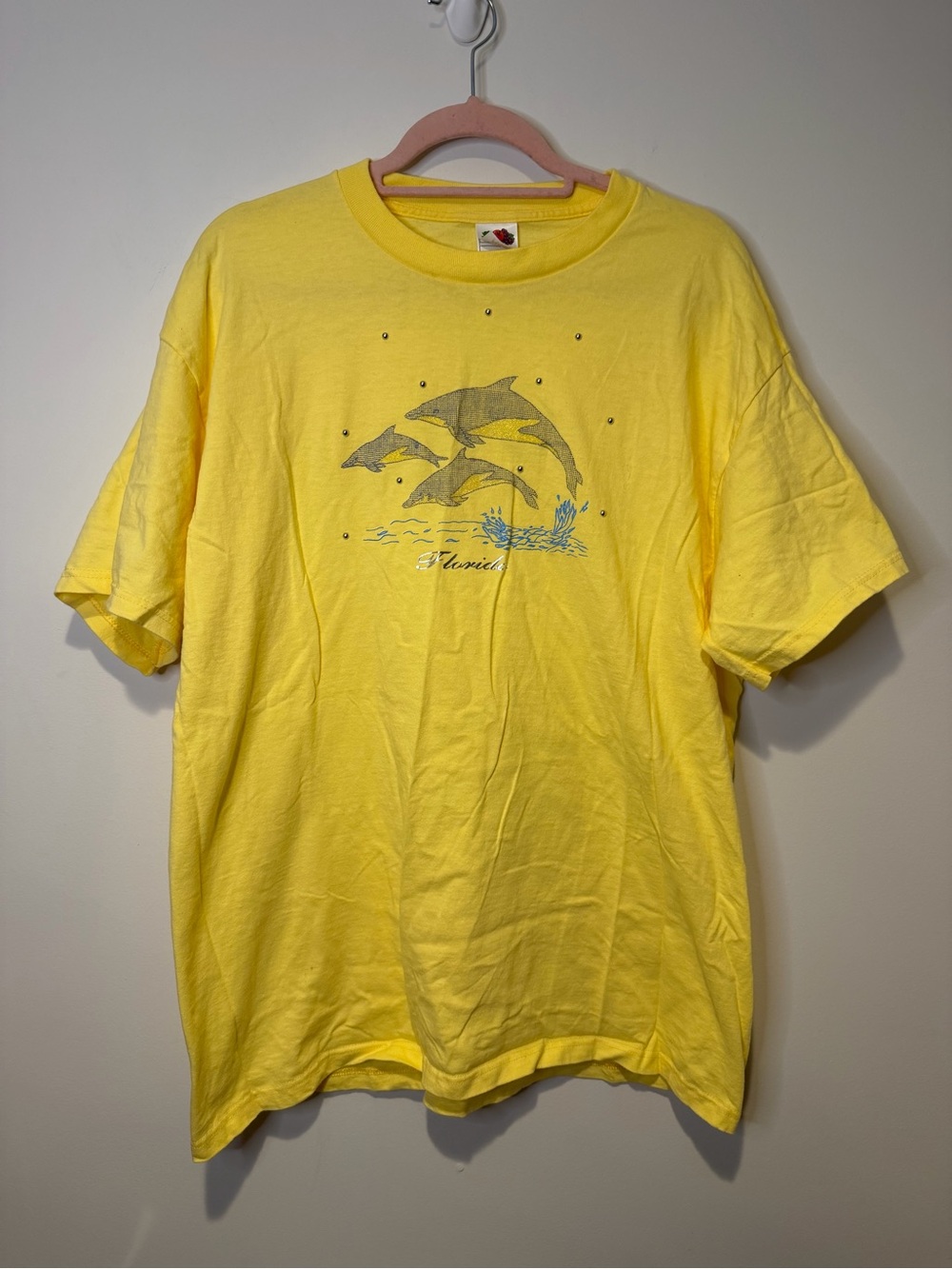 vintage florida dolphins tshirt size extra large